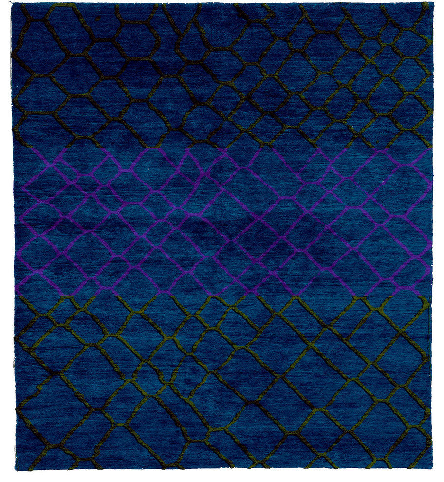 Meningie D Hand Knotted Tibetan Rug, 6' Round