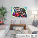"Bulls Eye" Wrapped Canvas Art Print, 26x18x1.5