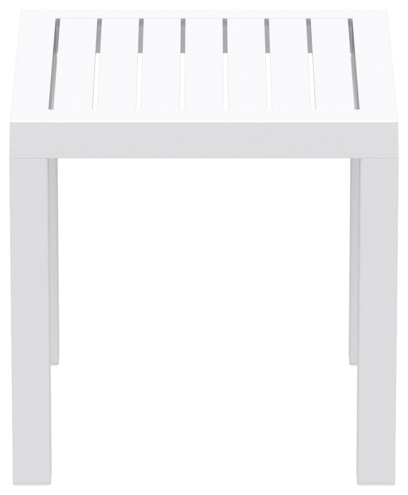 Compamia Ocean Outdoor Side Table, White