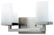 Tidal 2 Light Vanity in Brushed Nickel