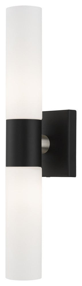 Livex Lighting Black ADA 2-Light Vanity Sconce
