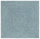 Safavieh Braided BRA201 Rug Machine-Washable, Teal/Green, 8' Square