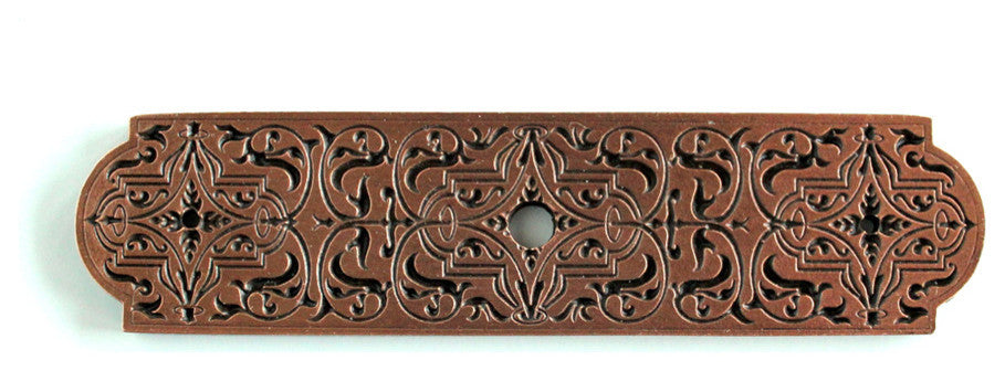 Renaissance Etch Back Plate Antique Copper, Antique Copper