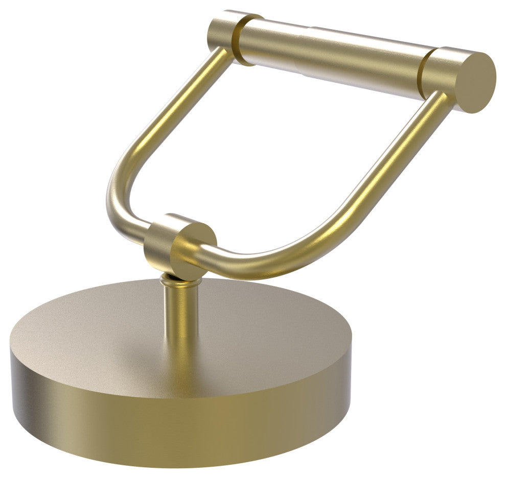 Vanity Top Toilet Tissue Holder, Satin Brass