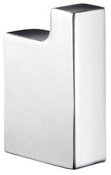 Life Single Hook, Set of Two, Polished Chrome