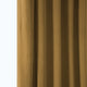Heritage Plush Velvet Curtain Single Panel, Retro Gold, 50"x84"