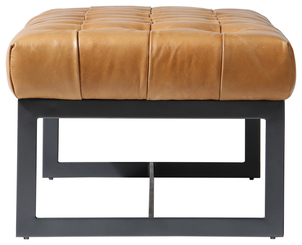 Wyatt Leather Bench Tan