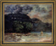 Gustave Courbet Lake Geneve before the StormFramed Premium Canvas Print, 16"x20"