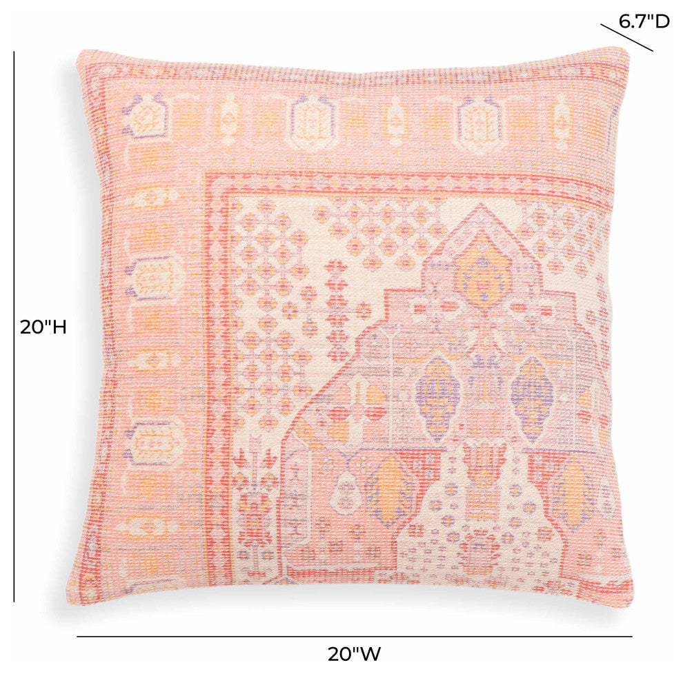 Persia Pink  Pillow, Square