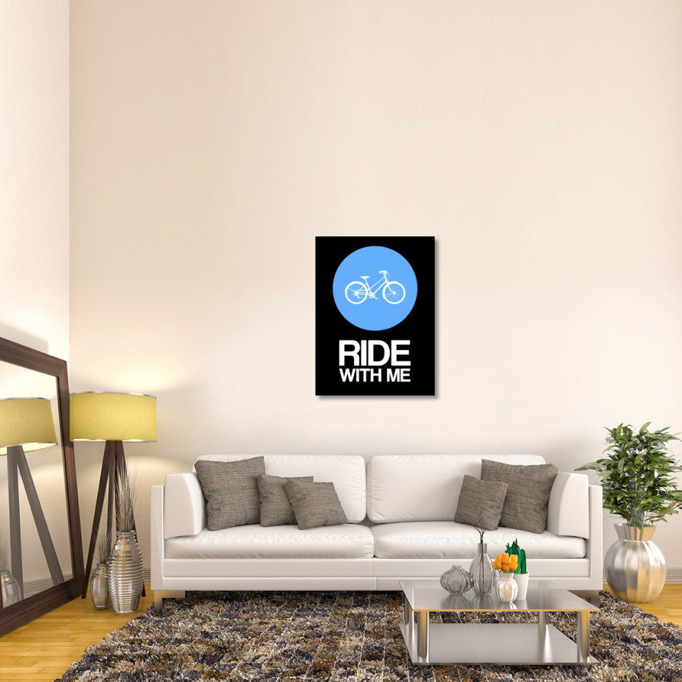 "Ride With Me Circle Poster 2" Fine Art Print