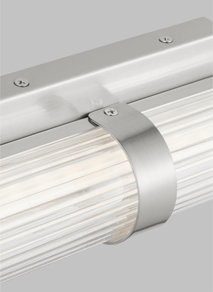 Syden Medium LED Wall / Bath, Brushed Nickel