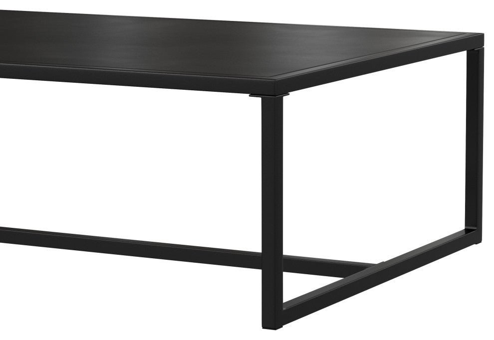 Outdoor Patio Coffee Table, Black