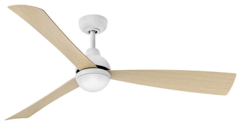 Hinkley Una LED Ceiling Fan, Matte White, 56"