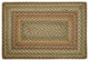 Earth Rugs RC-51 Fir Tonal Rectangle Braided Rug 3 Feet x 5 Feet