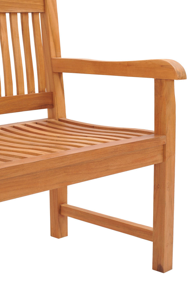 Teak Wood Elzas Triple Bench