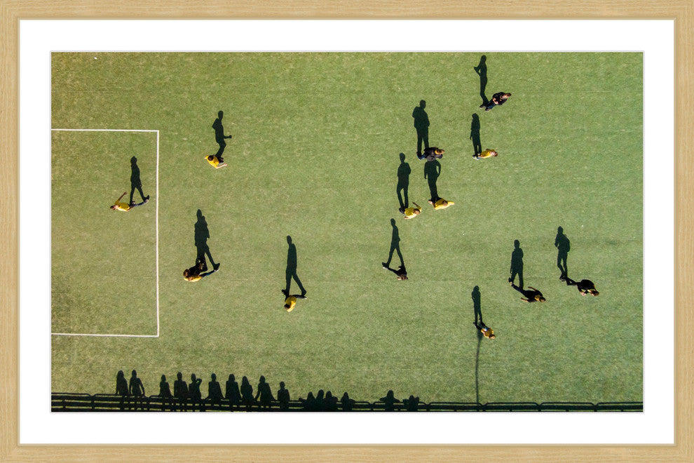 "Soccer" Framed Print by Karolis Janulis