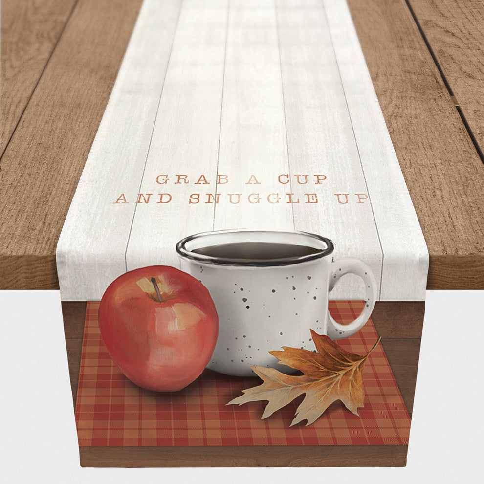 Grab a Cup and Snuggle Up 16"x90" Table Runner