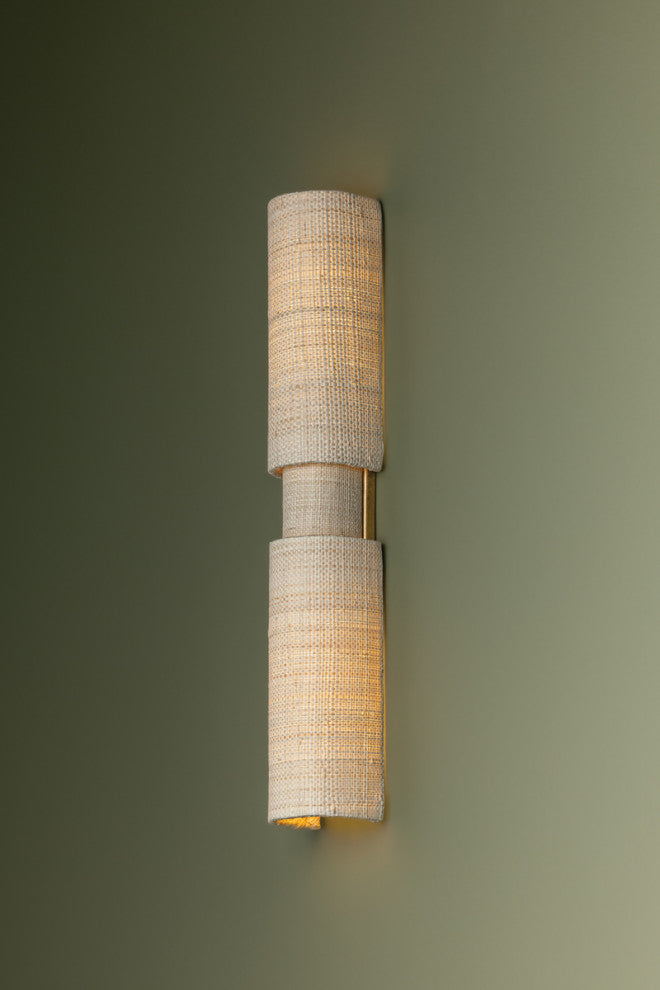Troy Lighting Ashton Wall Sconce Vintage Gold Leaf