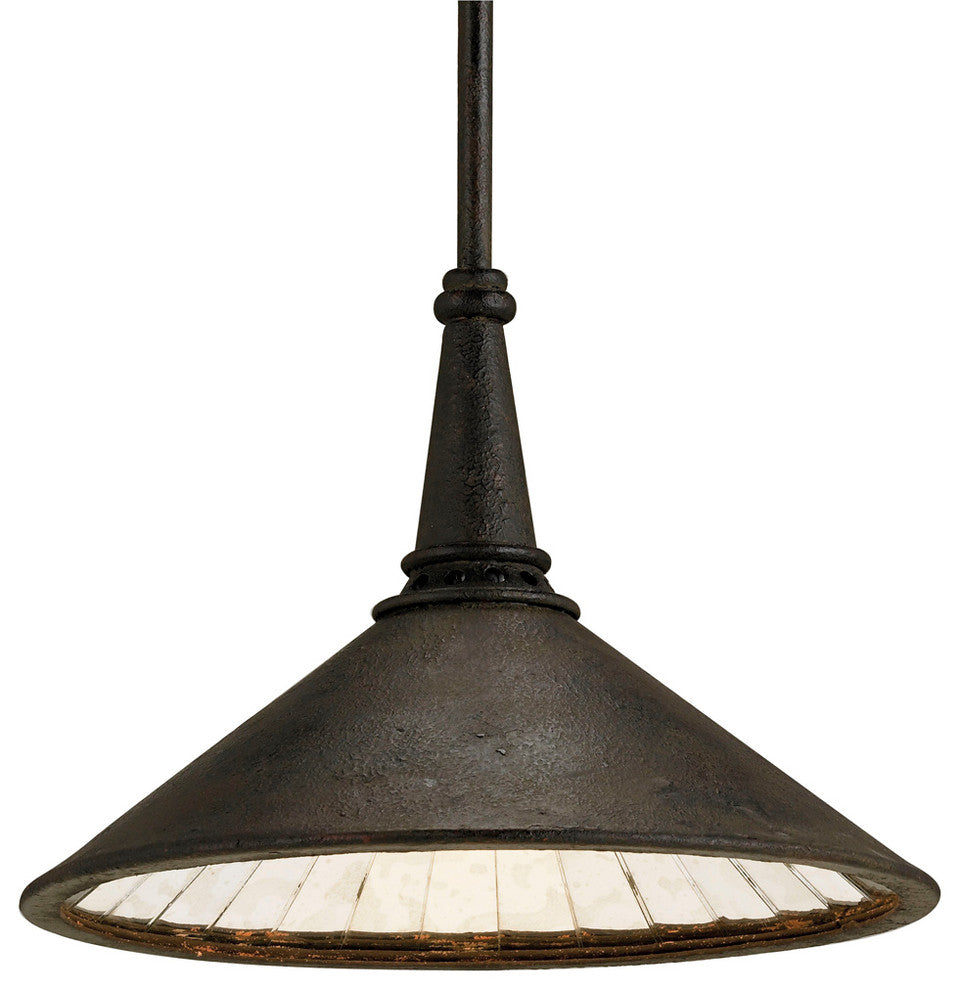 Industrial Manuscript Pendant 1L-Light, Mole Black