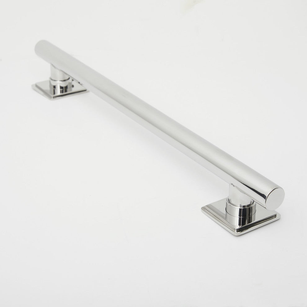Coronado Designer Straight Bathroom Shower Grab Bar, Polished, 18"