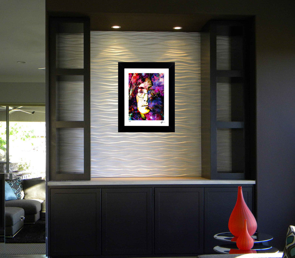 John Lennon "John Lennon Study 2" Art by Mark Lewis