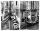 6' Tall Double Sided Scenes of Venice Canvas Room Divider