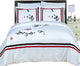 Florence Embroidered Cotton Duvet Cover Set, King/Cal King