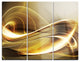 "Elegant Modern Sofa" Digital Metal Wall Art, 3 Panels, 36"x28"