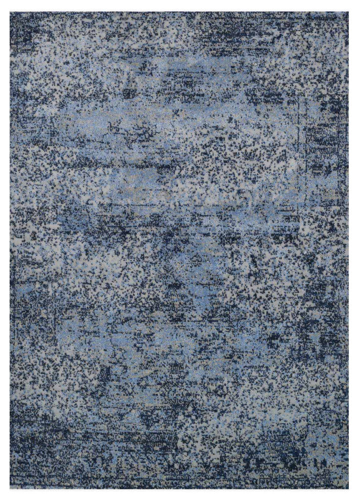 Viera VR-06 Lt. Blue / Grey 18" x 18" Sample Swatch