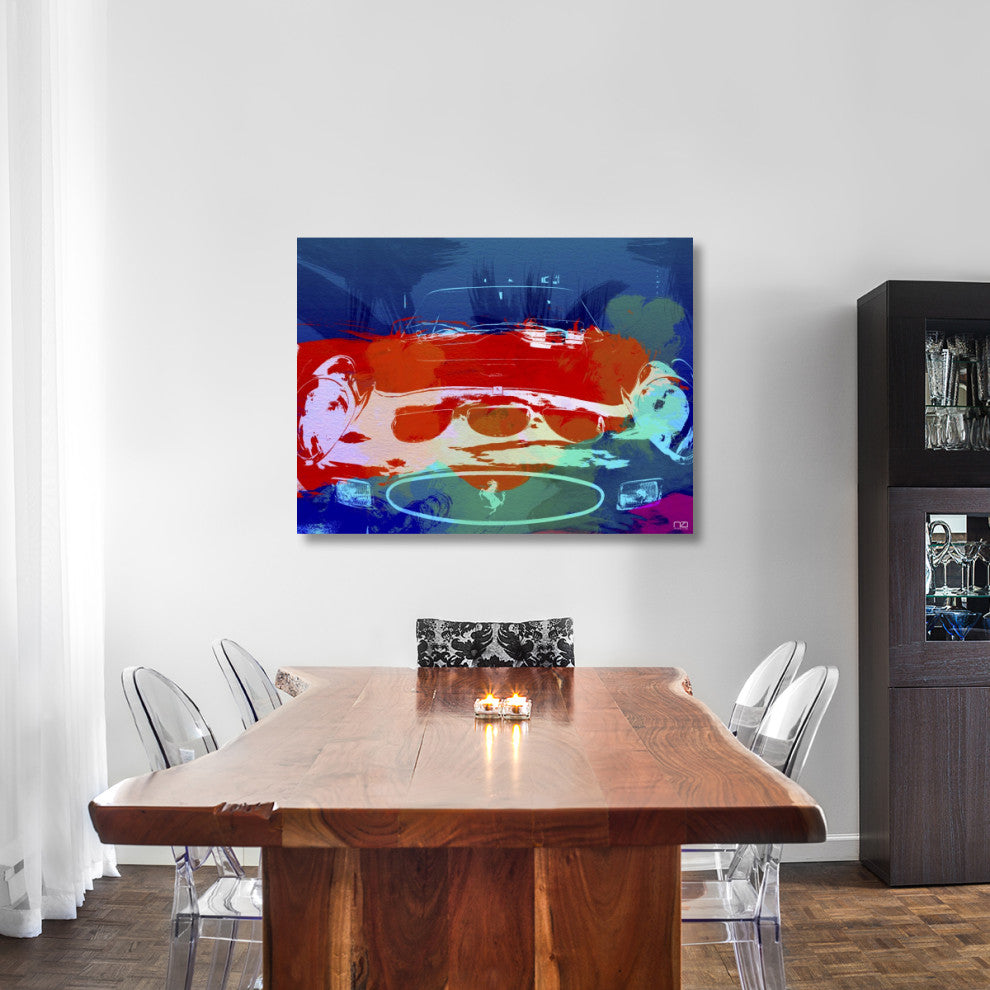 "Ferrari 250 GTO Watercolor" Fine Art Print