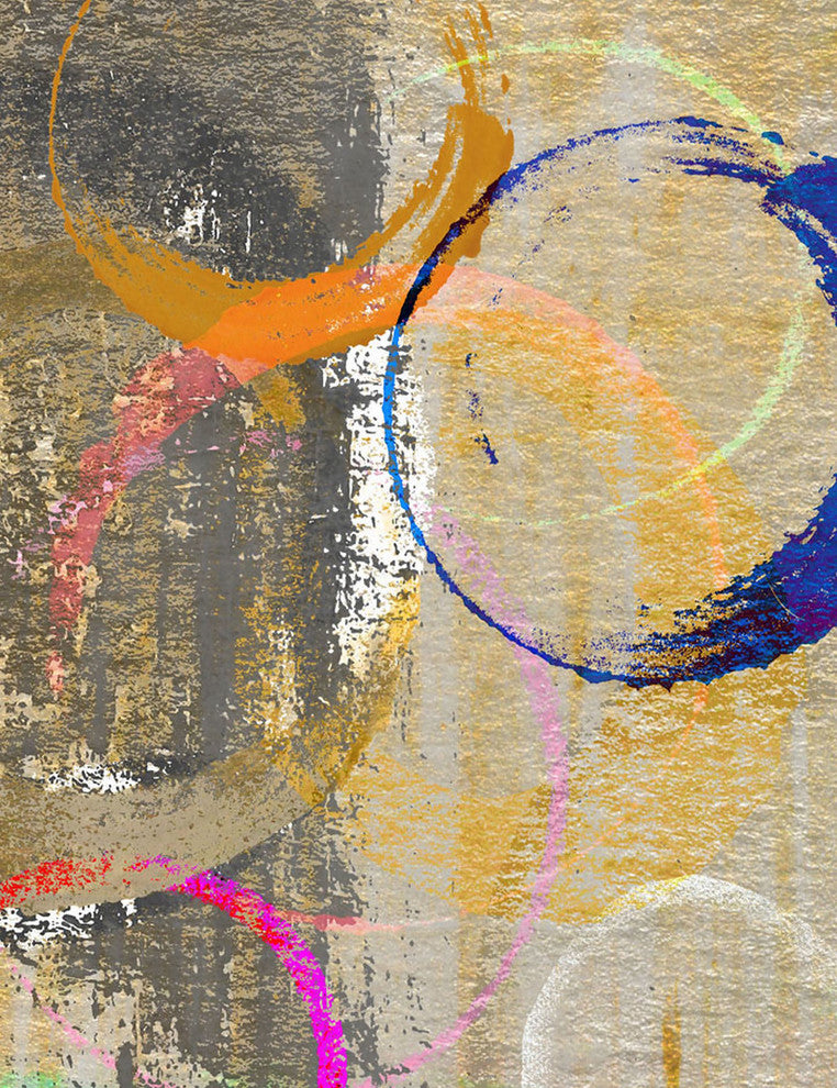"Kyoto II" Painting Print on Canvas by Aryai