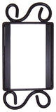 Wrought Iron House Number Frame Hacienda 1