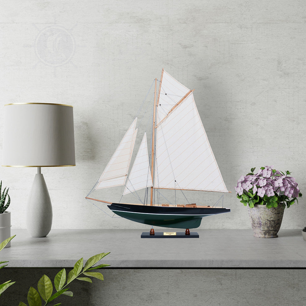 Pen Duick Painted Wooden model sailing boat