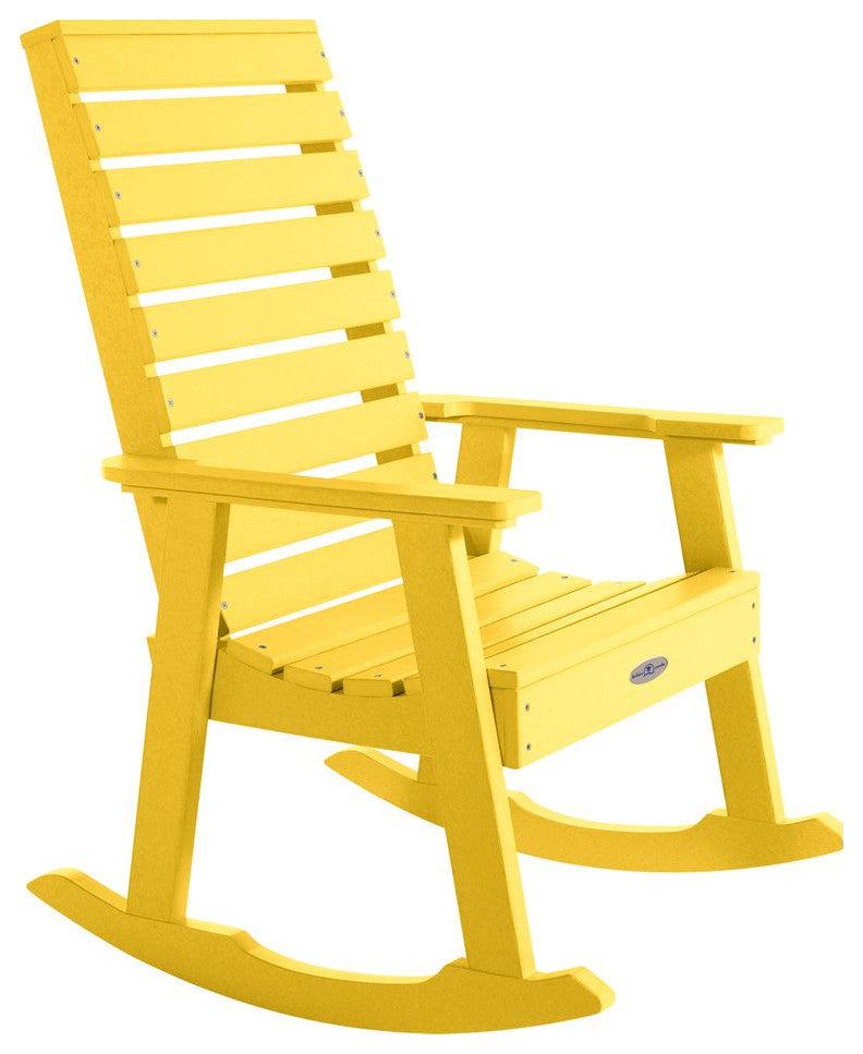 Riverside Rocking Chair, Sunbeam Yellow
