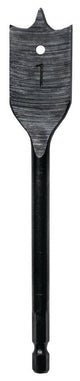 Large Wood Boring Lazer Spade Bit, 1"x6"