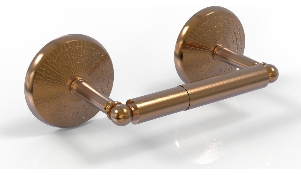 Monte Carlo 2 Post Toilet Tissue Holder, Brushed Bronze