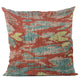 Plutus Multi-Color Velvet iKat Luxury Throw Pillow, 24"x24"