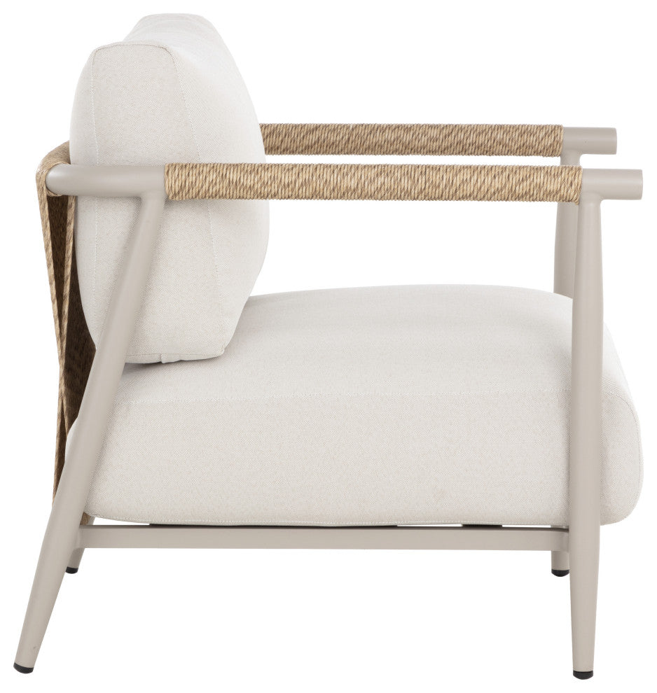 Muros Lounge Chair, Greige, Palazzo Cream