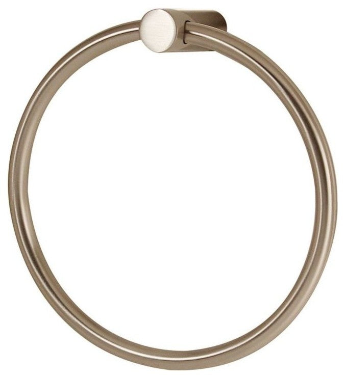 Alno Modern Towel Ring 6" in Satin Nickel