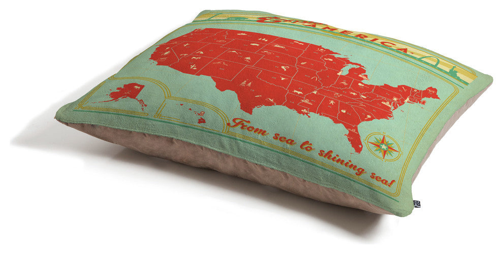 Anderson Design Group Explore America Dog Bed