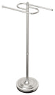 Floor S Towel Stand, Satin Nickel