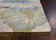 Havana 2630 Ivory and Blue Oasis Rug, 8'x10'6"
