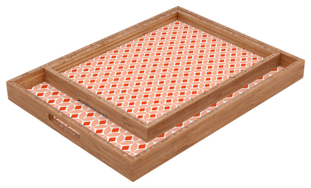 Caroline Okun Persimmon Rectangular Tray