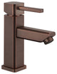 Legion Furniture Single Hole Single-Handle Bathroom Faucet, Brown Bronze