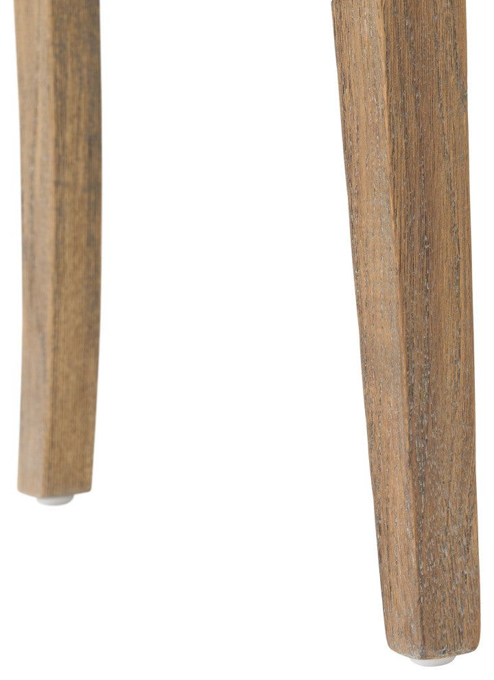 GDF Studio Myrtle Contemporary Velvet Tufted Dining Arm Chair, Charcoal and Oak