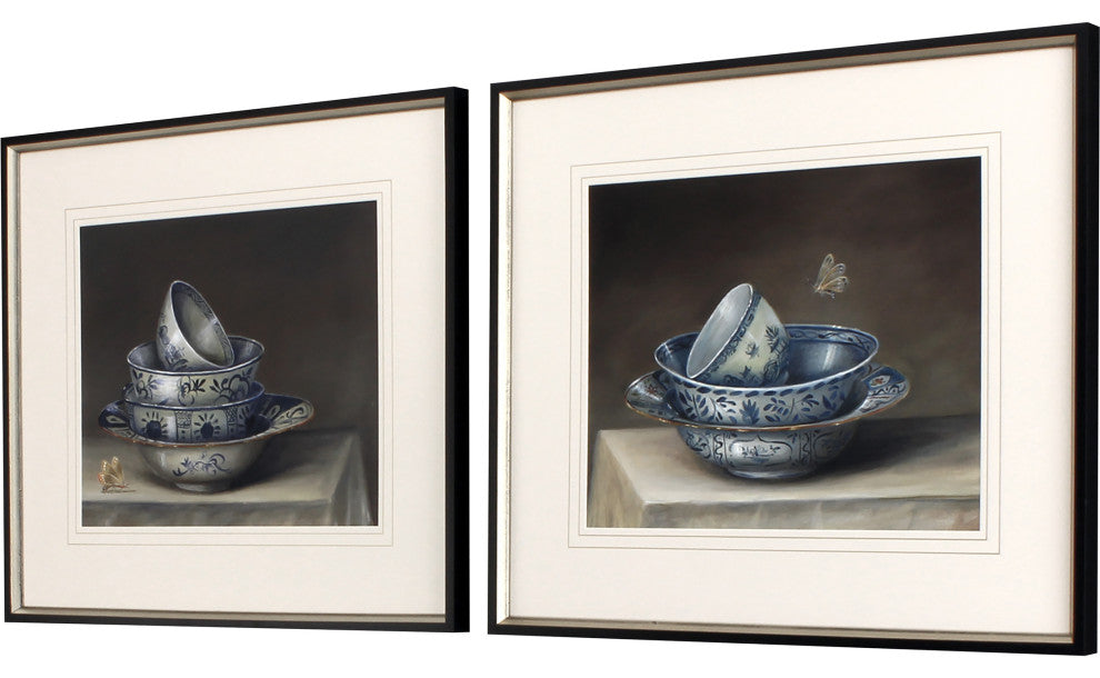 Traditional Bowl Artwork, 2-Piece Set