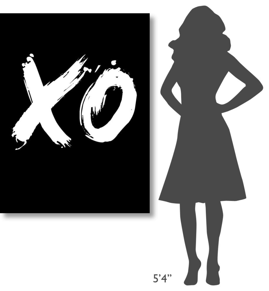 "XO Poster Black" Fine Art Print