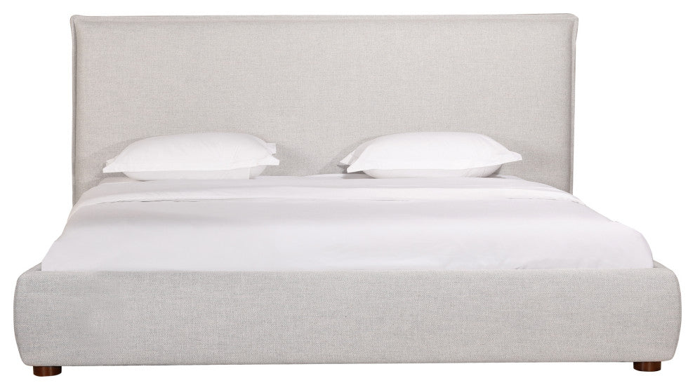 Luzon King Bed Light Grey