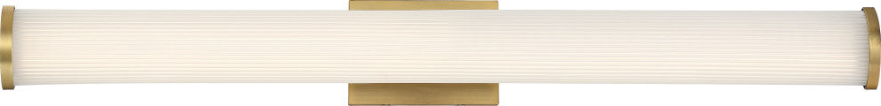 Lena LED Vanity, Brushed Brass