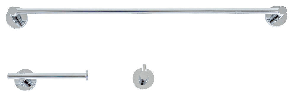 Italia Venezia Bathroom Accessory Set, 3-Piece Set